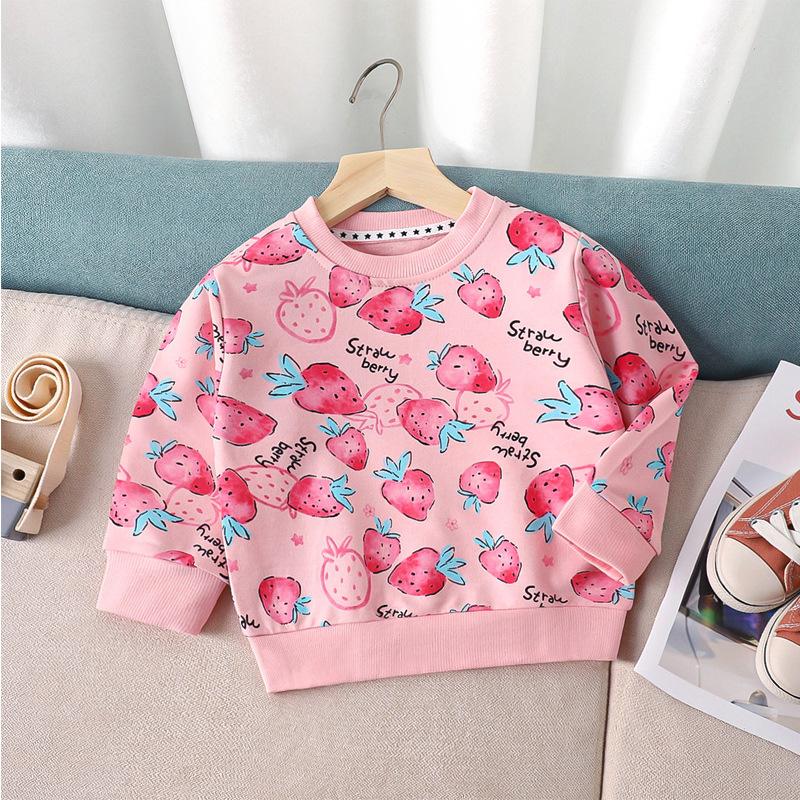 Children's Hoodie Undercoat Spring and Autumn Boys and Girls Cartoon Single Hoodie