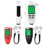 Probe Car Paint Thickness Gauge Electroplate Metal Tester Meter High-precision LCD Painting Measuring Tool Black