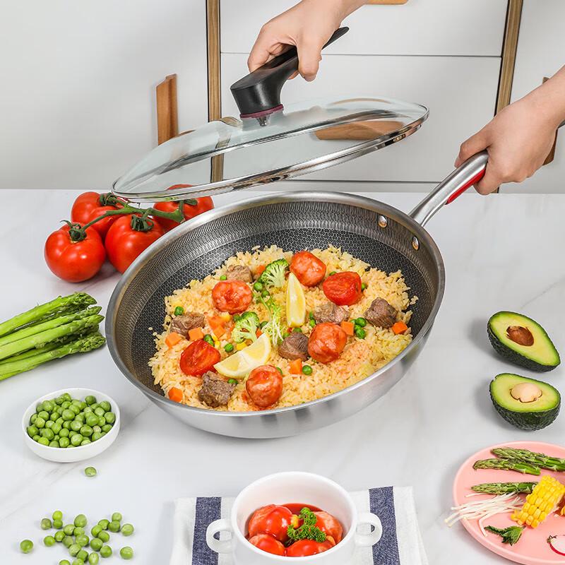 Kambach 316L Stainless Steel Honeycomb Wok