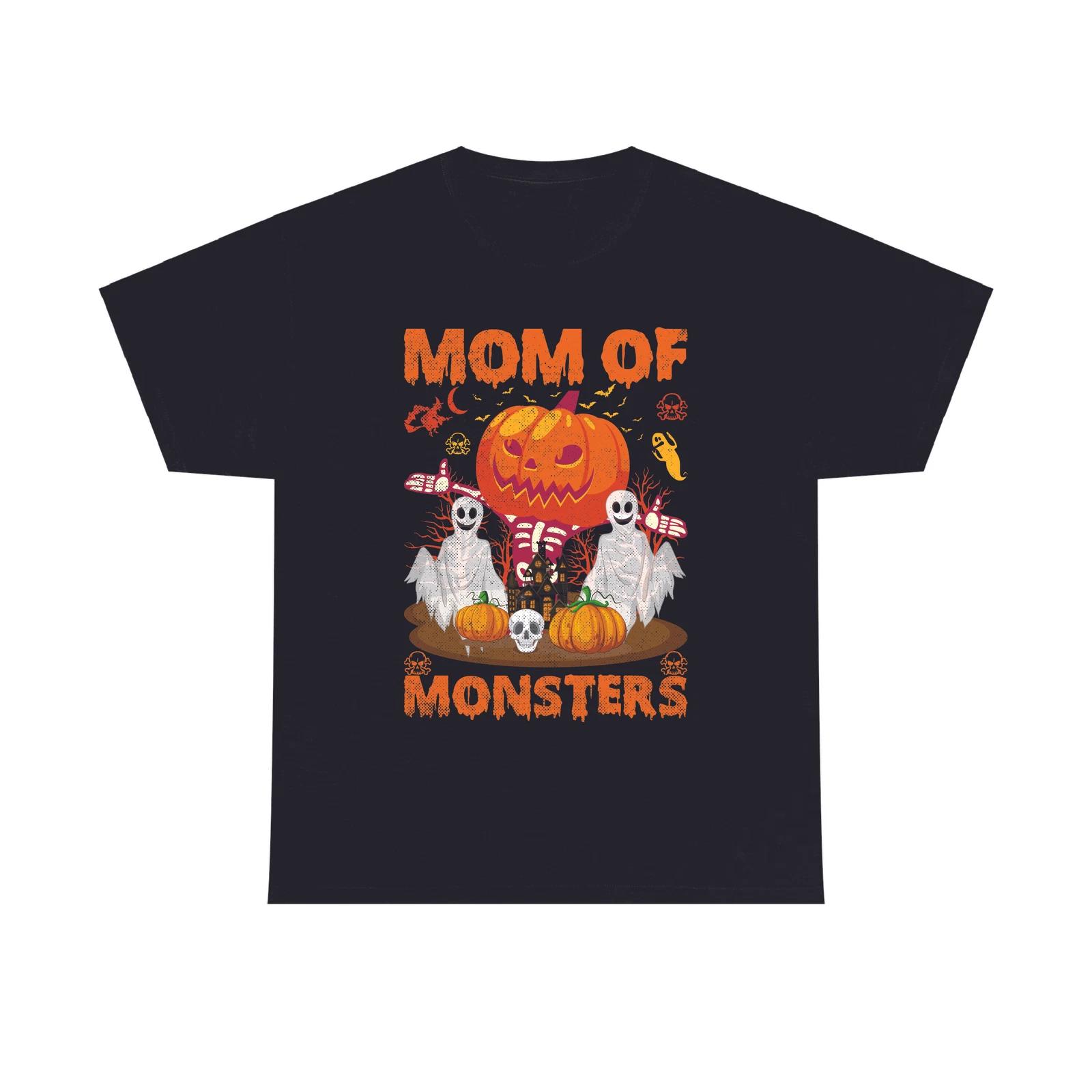 

Mom of monsters Halloween t shirt, Scary Party Xmas Unisex t shirt Tee top 4XL