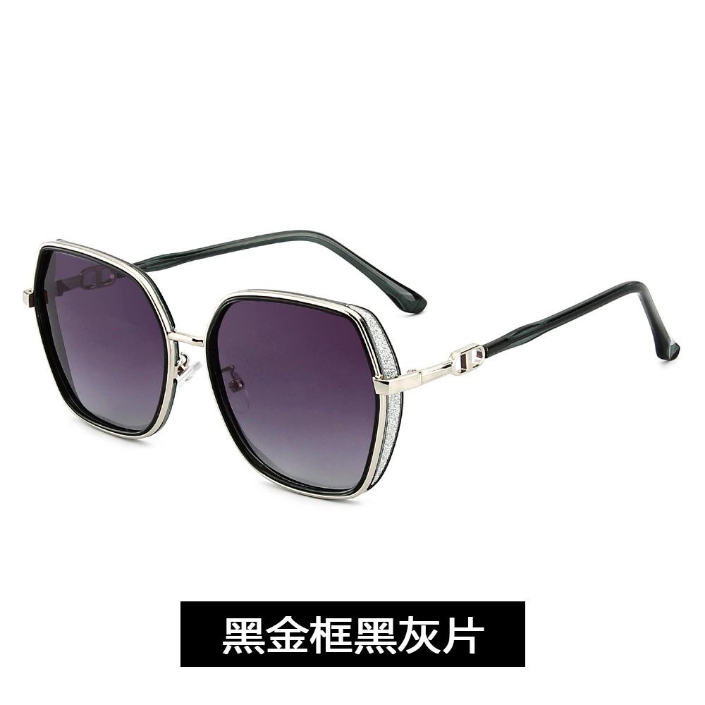 Polarized Sunglasses Women S Big Face Thin Sunscreen Advanced Sunglasses Polygonal Sunglasses