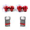 2pcs M8 / M10 Motorcycle Rear View Mirror Hole Plugs Screws Aluminum Alloy Parts Modification Accessories