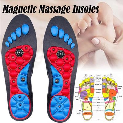 1 paio di solette per piedi per uomo e donna, inserti per scarpe magnetici, cuscino, supporto per piede magnetico
