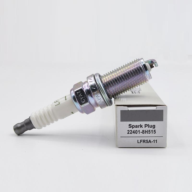 4/20pcs 22401-8H515 LFR5A11 Spark Plug For Nissan Almera N16 X-Trail T30 Patrol Y61 TY61 Premera P12 LFR5A-11 22401 8H515
