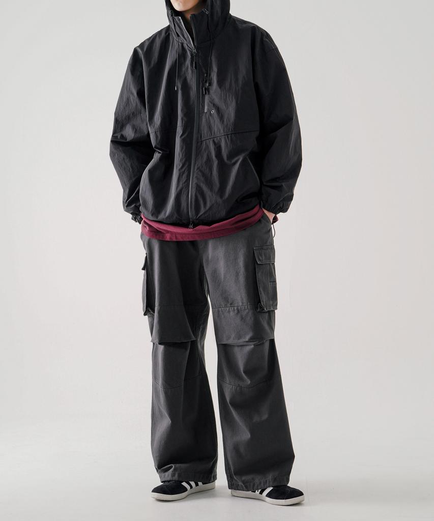 EZKATON Step Cargo Pants Deep Grey Kmlp6726