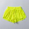 Gonna da Yoga/Tennis da Donna ad Asciugatura Rapida con Pantaloncini Traspiranti e Tasche