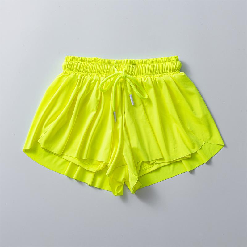 Gonna da Yoga/Tennis da Donna ad Asciugatura Rapida con Pantaloncini Traspiranti e Tasche