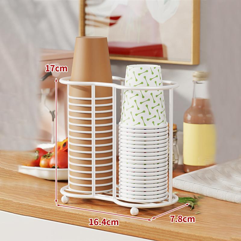 Kitchen Paper Cup Holder Disposables Cups Pickerbar Milk Tea Coffee Shop Disposable Cup Holder Storage Rack Organizier