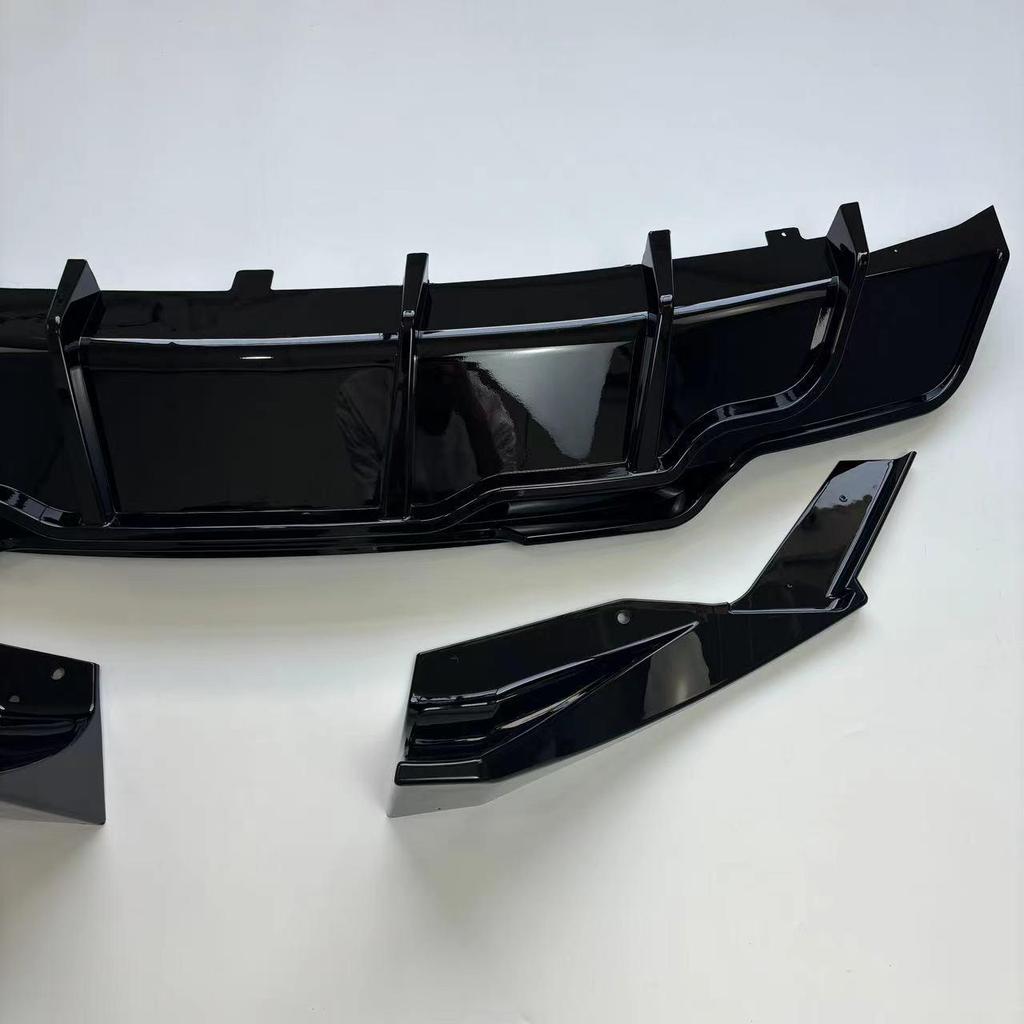 Matte Black Rear Diffuser Kit for Tesla Model 3 (Older Models)