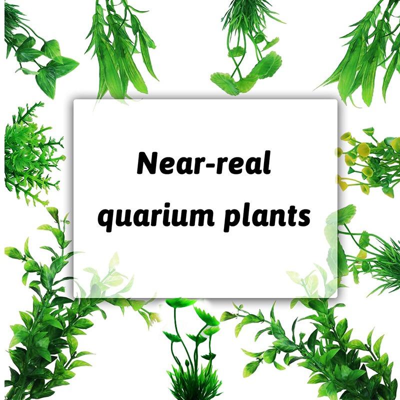 Fish Tank Landscaping Complete Set of Simulated Water Plants Decoration Set Aquarium Plastic Fake Seaweed