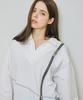 Yuseuteule Open Collar Windbreaker (White)