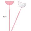 Crescent-shaped Stainless Steel Handheld Mirror for Eyelash Extensions