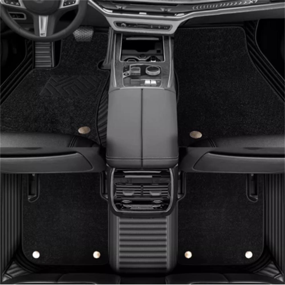 For VW GOLF 6 7 8 Auto New Models Double layer 5D Custom Car Floor Mats Carpets Foot liners car Accessories