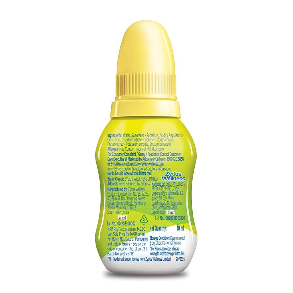 Sugar Free Natura Drops 10 Ml | Zero Calorie Sweetener | Sucralose Based Sugar Substitute | Heat Stable for Cooking Baking Beverages