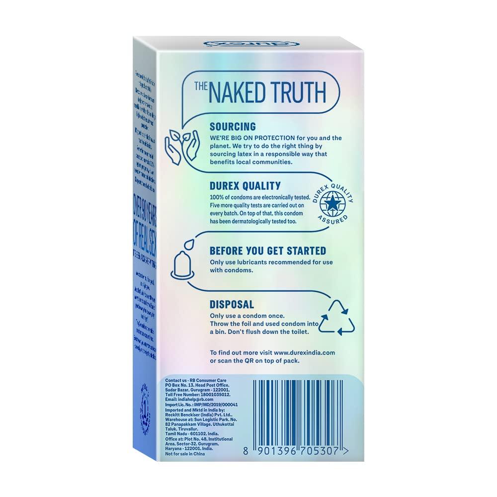 Durex Preservativos Invisíveis | Preservativo Ultrafino,10 unidades