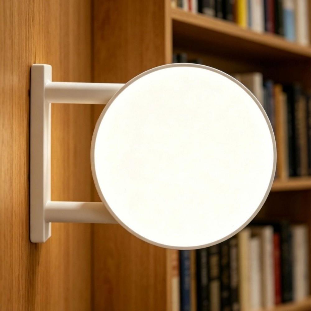 Round Square LED Refrigerator Magnet Light Sign Miniature DIY Glowing Fridge Magnet Restaurant