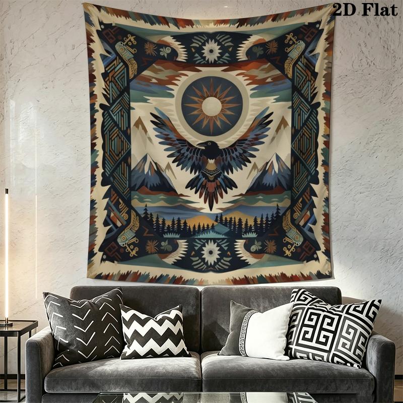 Tribalism animal Wall Tapestry Aesthetic Wall Hanging Printed Fabric Blanket Decorative Tapestries for Bedroom Living Room Home Decor