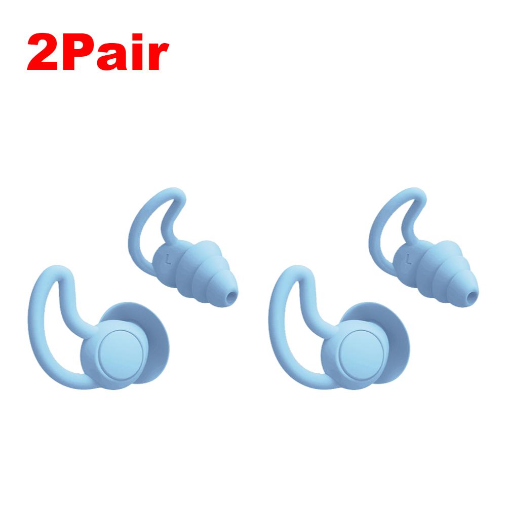1/2Pair Silicone Swimming Earplugs Waterproof Ear Protection Ear Plugs Sleep Anti-Noise Soundproof Earplugs Swimming Accessories
