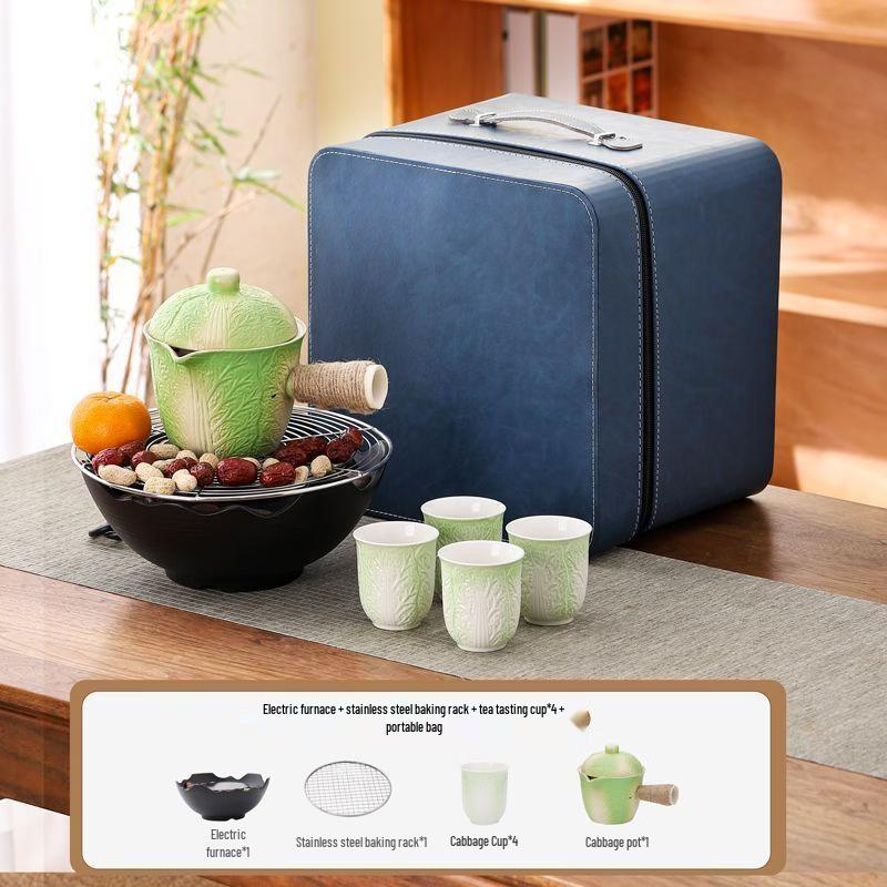 Portable Ceramic Tea Brewing Set