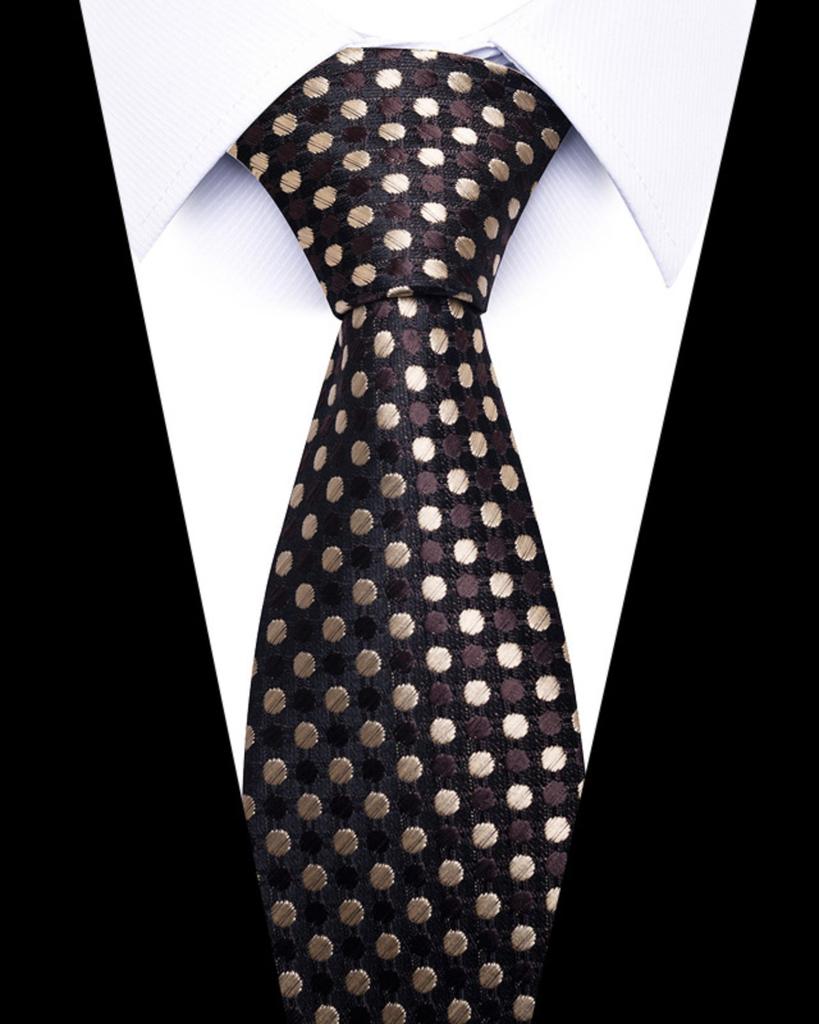 Men's Business Professionals Striped Tie Wedding Suit Accessories Polyester Tie Men