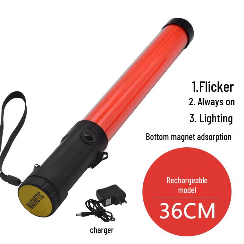 Bacchetta LED Portatile per Controllo Traffico ed Emergenza