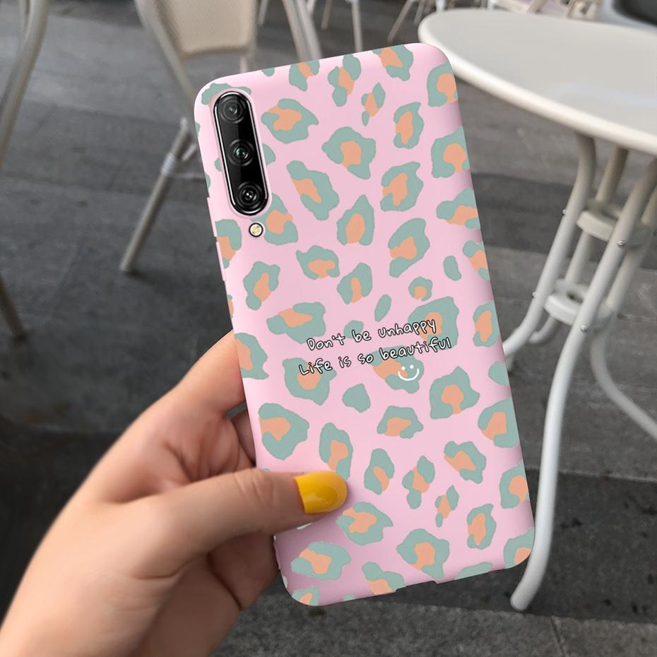 For Huawei Y9s Case Lovey Pattern Macaroon Silicone Soft TPU Back Cover For Huawei Y9S Y 9s SKT-L21 STK-LX3 STK-L22 Phone Cases