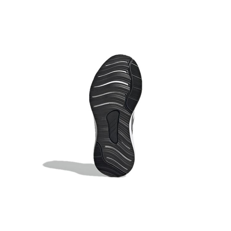 adidas FortaRun J Lace Running K Abrasion Resistant Breathable Low Top Sports Casual Shoes Black White Kids' GY7597