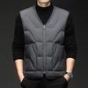 Men's Lightweight Down Vest 2025 - V-neck Warm Winter Gilet for Youth & Dads