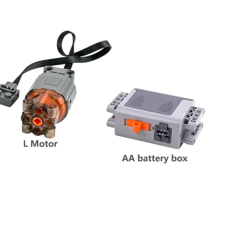 478PCS Motorized V8 Engine Building Blocks Set with L Motor AA Battery Box - DIY Simulation Model Car Parts for Kids Adults Gift