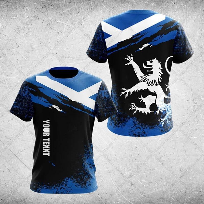 New Fashion Summer Men's 3D Printed Pattern Lion Design Top Men's Leisure Harajuku