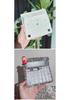 White Large Rhinestone Crystal Voice Calculator