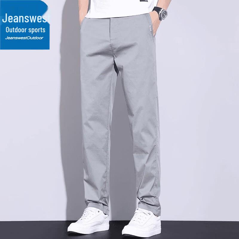 Jeanswest Men s Slim Fit Straight Casual Trousers 34