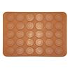 1pc 30 Holes Round Shape Macarons Mat Silicone Macaron Sheet Pad Pastry Cake Baking Tool