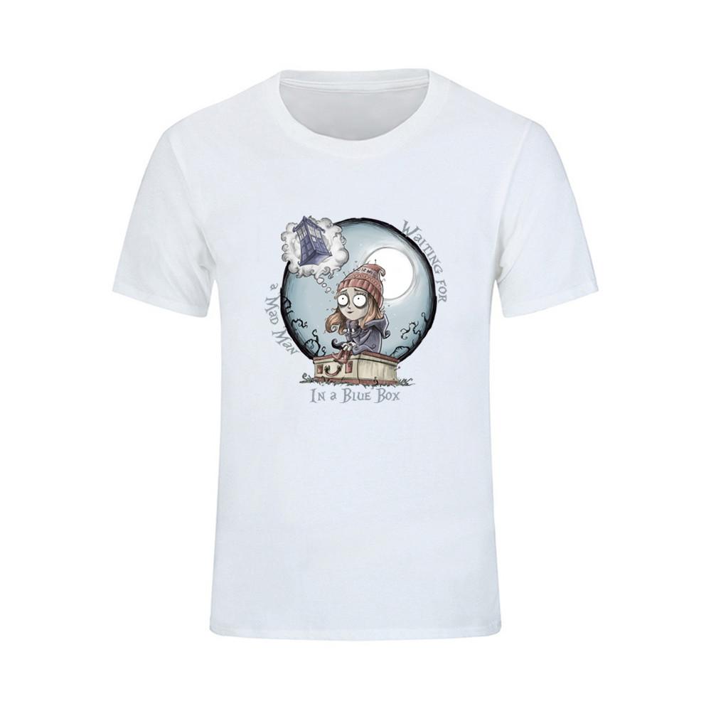 Homme Short Sleeve Tops Tee Shirts The Girl Who Waited Dr Who Men S