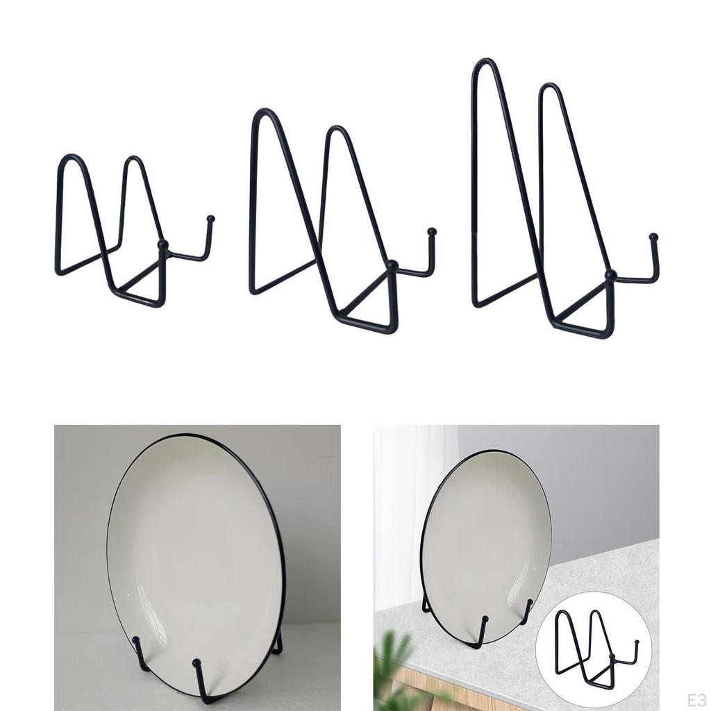 Easel Holder Rack Iron Organizer Picture black Photo Stands Display for Artwork Kitchen Weddings