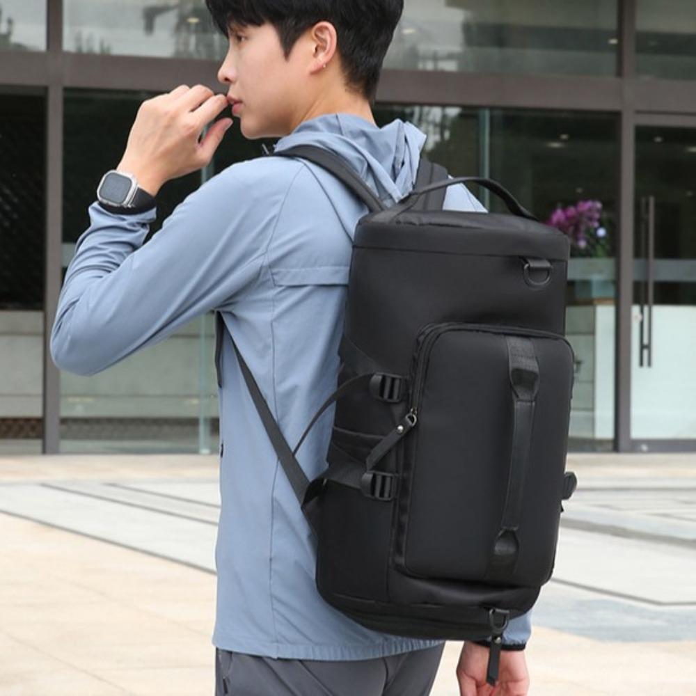 Pánský a dámský cestovní batoh velká kapacita multifunkční přenosný oddělení mokrého a suchého oddílu zavazadlo s přihrádkou na boty fitness taška