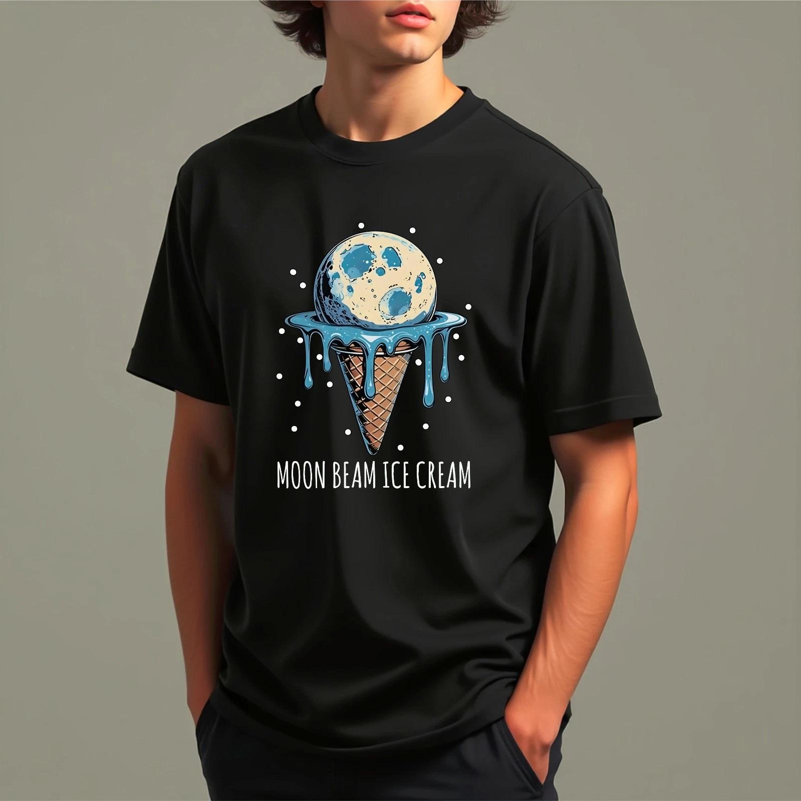 Мороженое Лунный Луч Бенсон Бун Магический Мистический Взрослые Унисекс Подарок Футболка 2XL