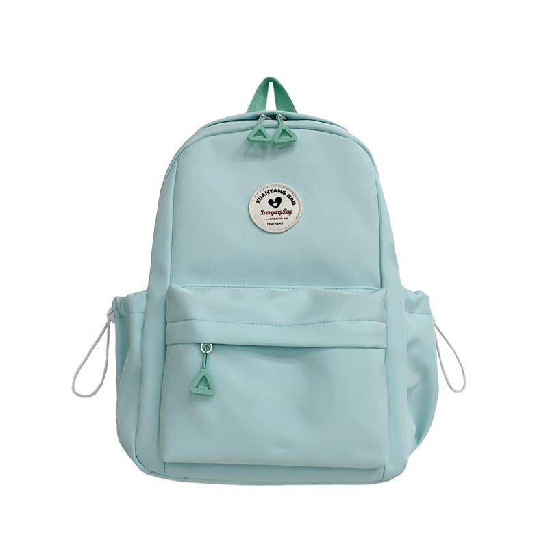 

Женский однотонный рюкзак, студенческий небольшой школьный рюкзак, легкий рюкзак для путешествий синий