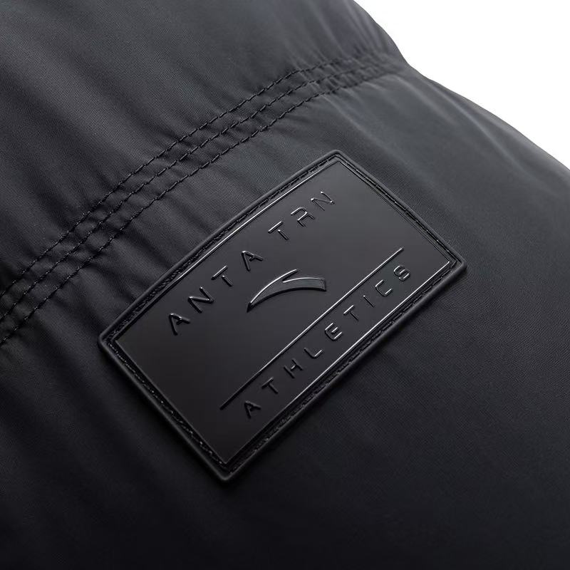 Anta Women's Basic Water-Repellent Hooded Short Down Jacket Black 162547935-2