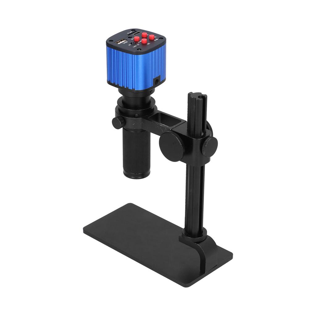 24MP 1080P 60FPS Industrial Video Microscope Camera with 120X Adjustable Lens AC 100‑240VEU Plug