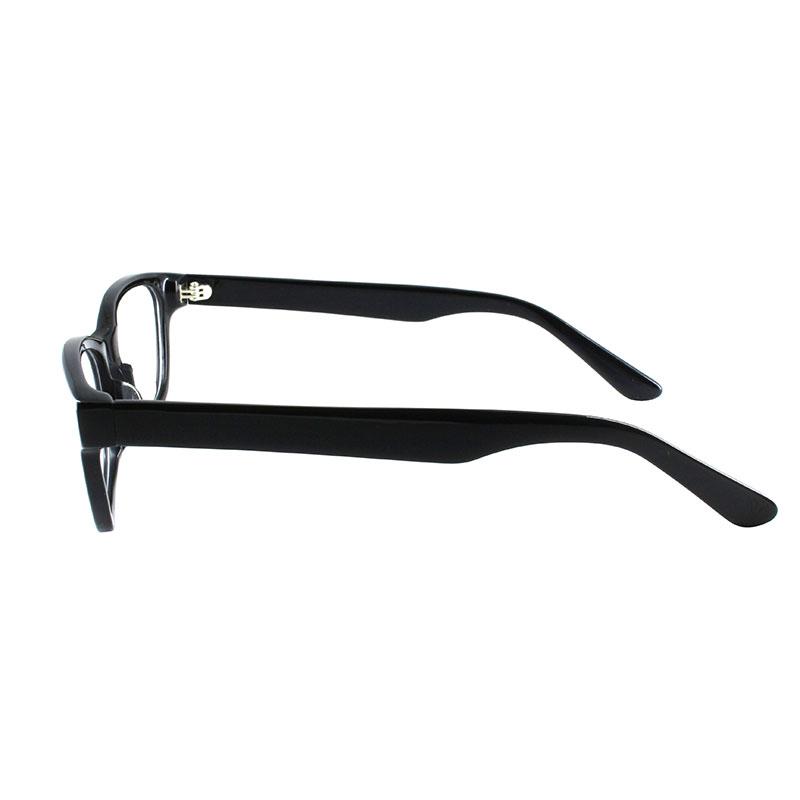 Classic Black Acetate Oval Full-Rim Women's Prescription Glasses Lightweight Comfortable Eyewear for Office and Daily Fashion