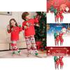 Cozy And Stylish New Monster Print Pajama Set Family Matching Outfits For Christmas