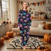 Family Matching Print Sets Pajamas Loungewear Outfits Family Matching Long Sleeve Tops+Pants Set