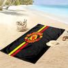 Round MUFC Rug Print Beach Towel, Large Soft Quick Dry Towel for Beach Camping Swimming