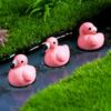 10Pcs Cute Cartoon Mini Flamingo Micro Landscape Decoration Crafts Miniature Resin Figurines Accessories Diy Home Decoration