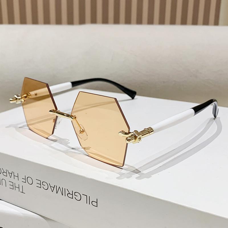 Geometric Polygon Sunglasses For Men With Uv400 Protection Stylish Outdoor Fashion Accessory