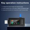 USB Tester Voltmeter Ammeter TYPE-C Digital Monitor Current Voltage Monitor Charger Capacity Tester Cut-off Power Indicator