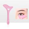 Eyeliner Aid Stencil Quick Multifunctional Effect Time-saving Wide Application Ergonomic Handle Makeup Tool Multi-angle Silicone