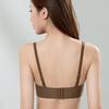 Gathering Bra Women's One-piece Cup with V-neck Support Half Cup Underwear Women's Seamless Bra Without Underwire Sexy Bra Without Underwire