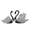Elegant Resin Swan Couple Decor Living Room TV Cabinet Bar Shelf Luxury Home Decoration Gift